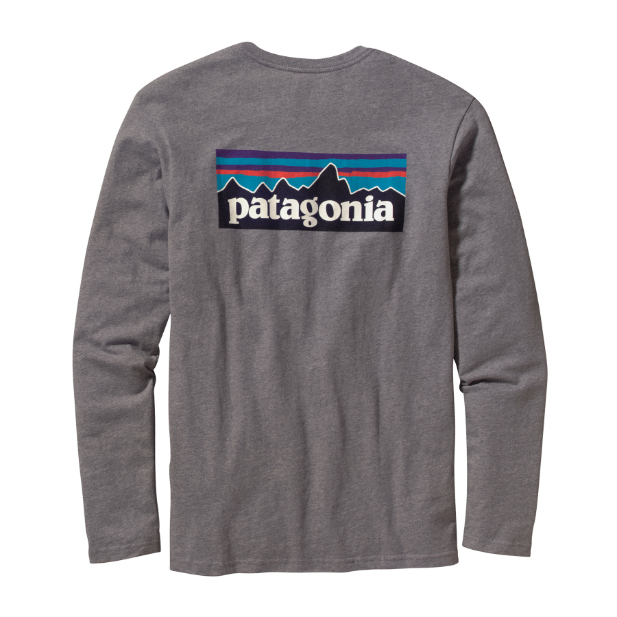 Patagonia Men's LongSleeved P6 Logo TShirt Countryside