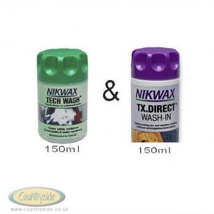 NIKWAX TWIN PACK TECWSH/TXDRCT NIKWAX TWIN PACK TECWSH/TXDRCT