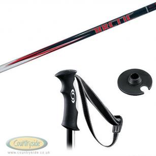 SALOMON ARCTIC POLES RED/SILVR SALOMON ARCTIC POLES RED/SILVR