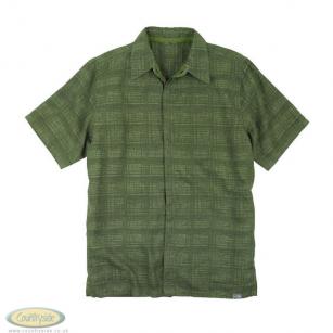 TNF S/S RHYZUP PLAID WOVEN SHT