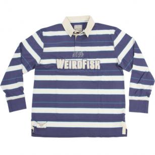 WEIRDFISH RHIIN LS STRIPE POLO WEIRDFISH RHIIN LS STRIPE POLO