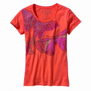 PATAGONIA WMS BUTTERFLIES TEE PATAGONIA WMS BUTTERFLIES TEE