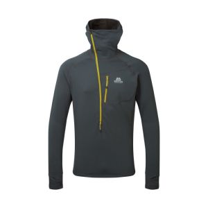 ME ECLIPSE HOODED MENS ZIP T GRY