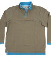 WEIRDFISH BEAVER PIQUE ¼ ZIP
