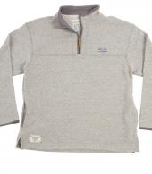 WEIRDFISH STAG SOFT KNIT ¼ ZIP
