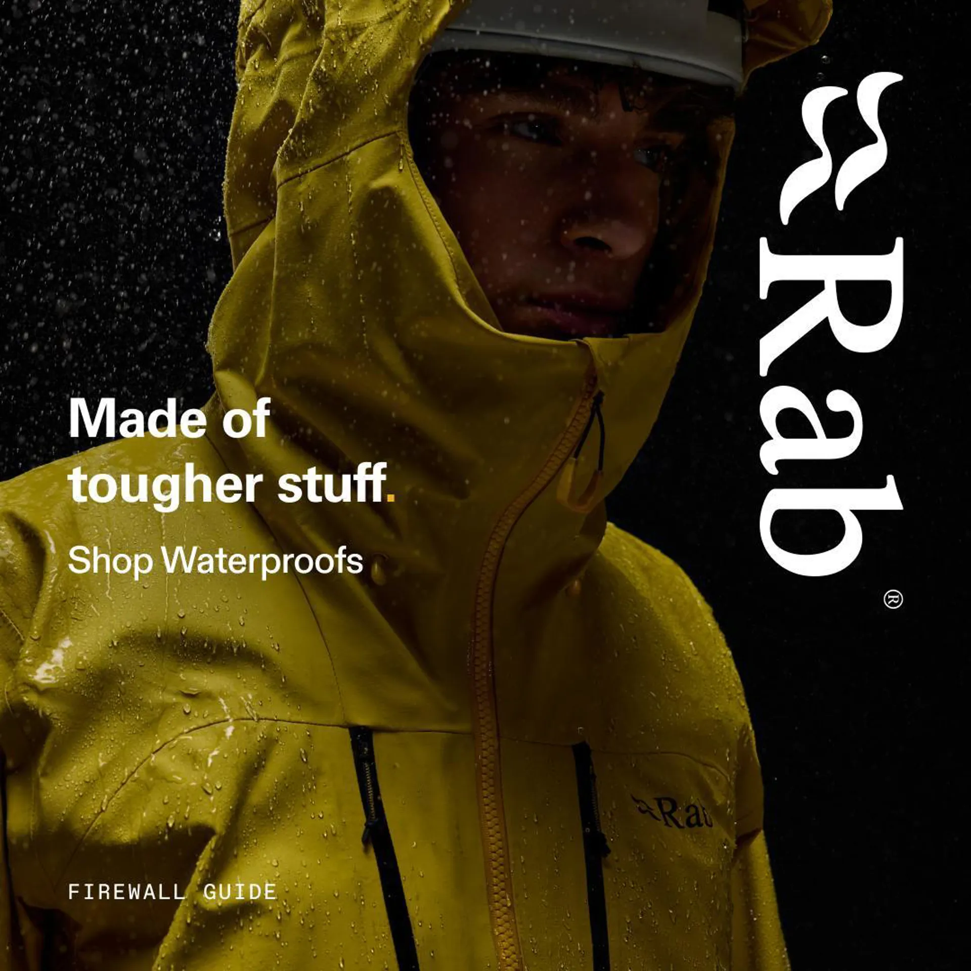 Rab Firewall waterproof shell jacket collection