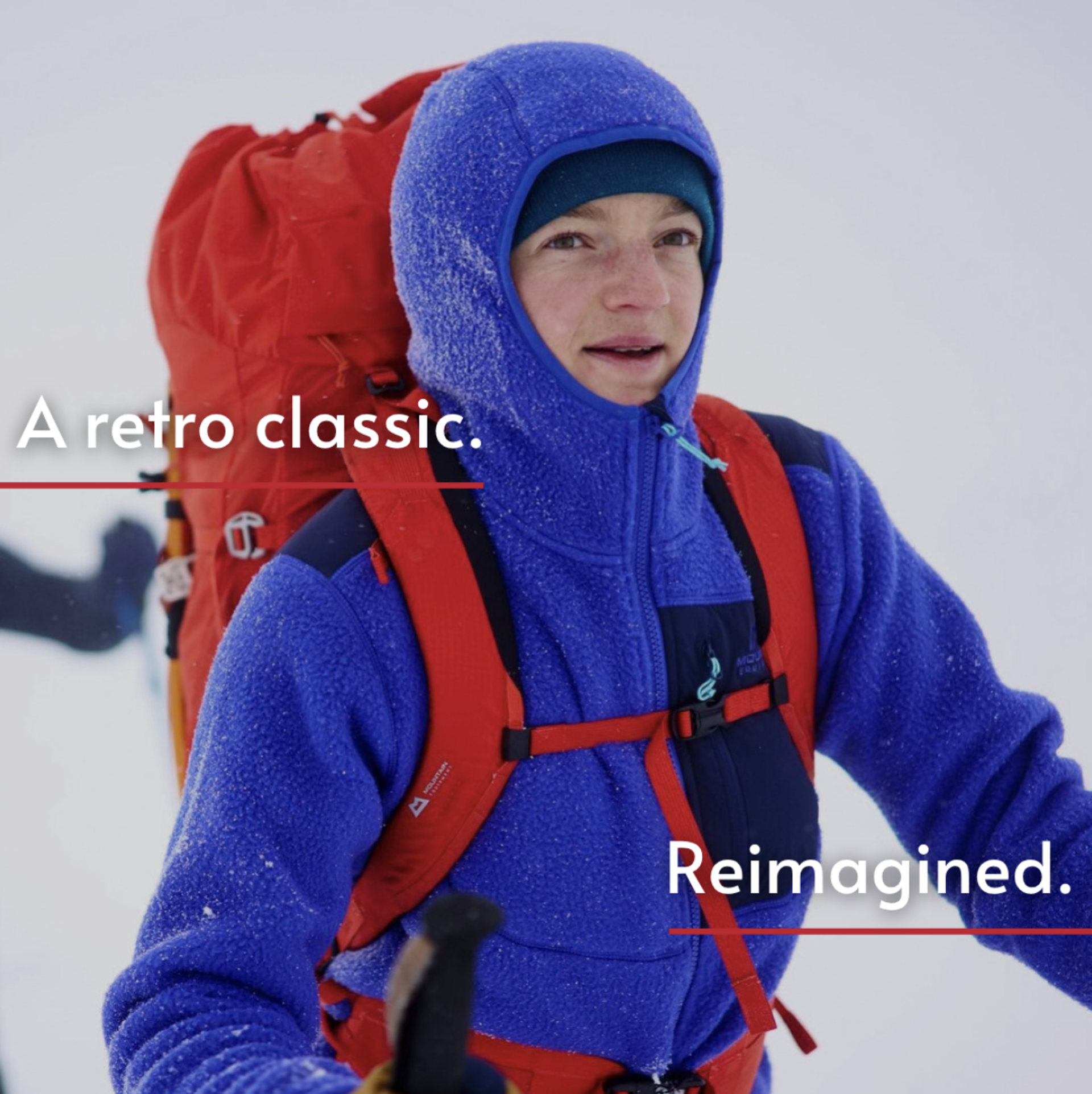 Mountain Equipment Highpile fleece collection inspired by classic climbing clothing