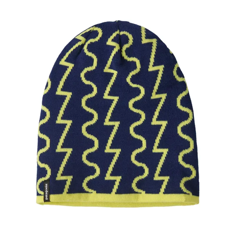 Patagonia PowSlayer Beanie Fresh Tracks in Clement Blue
