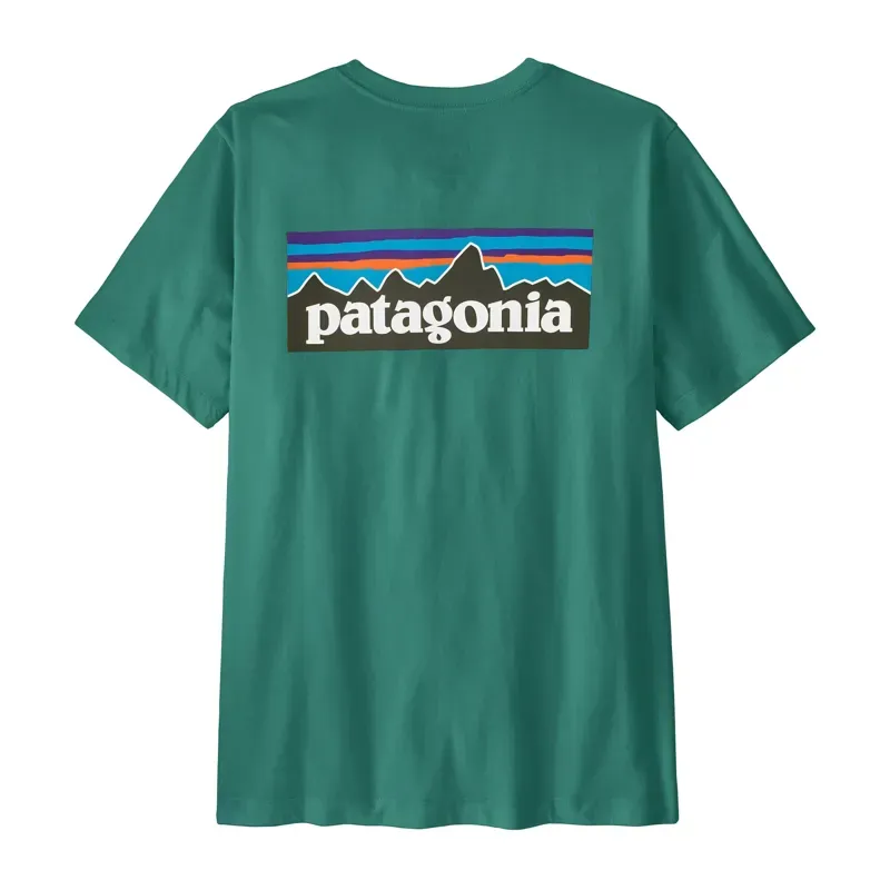 Patagonia P-6 Logo Men's T-Shirt in Gem Green