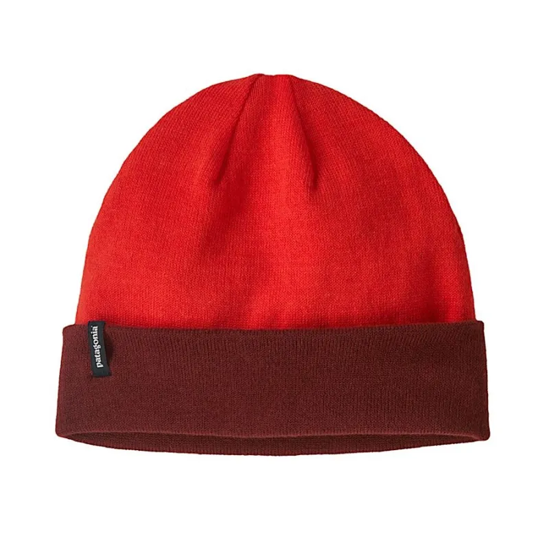 Patagonia PowSlayer Beanie in Sizzle Red-2