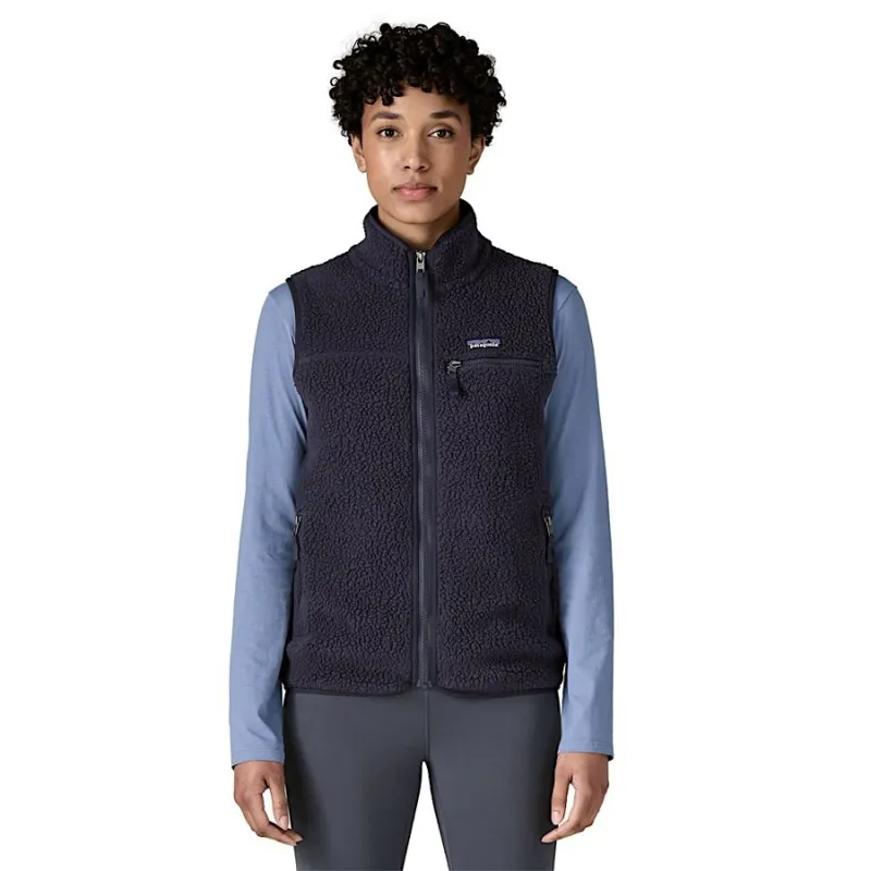 Patagonia Retro Pile Women's Fleece Vest in Sunken Blue-1