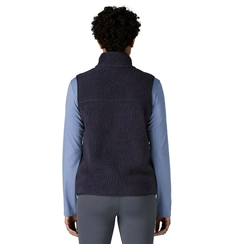 Patagonia Retro Pile Women's Fleece Vest in Sunken Blue-2