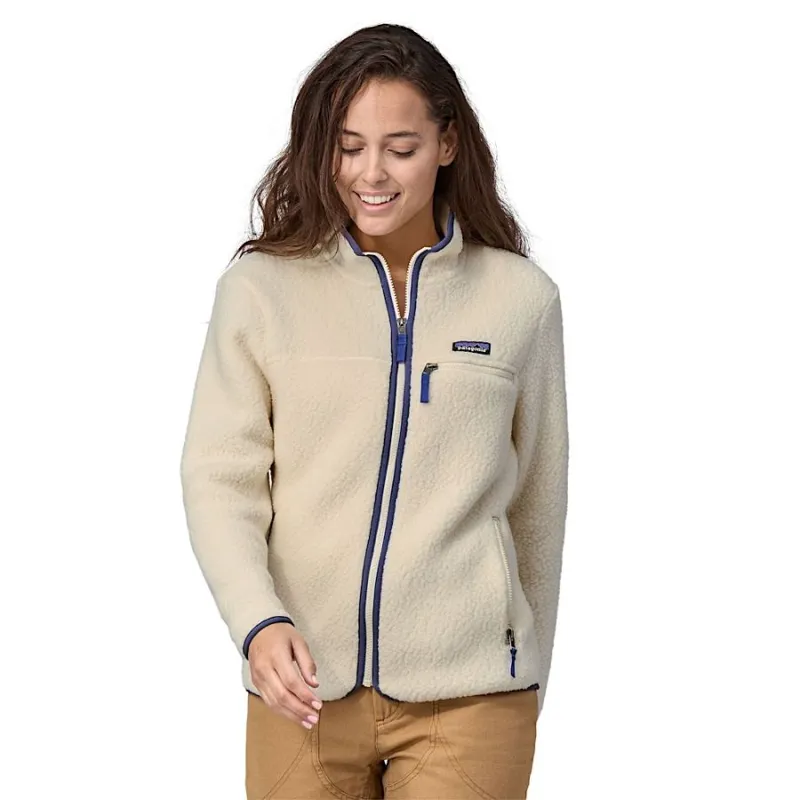 Patagonia Retro Pile Women's Fleece Jacket in Natural-1