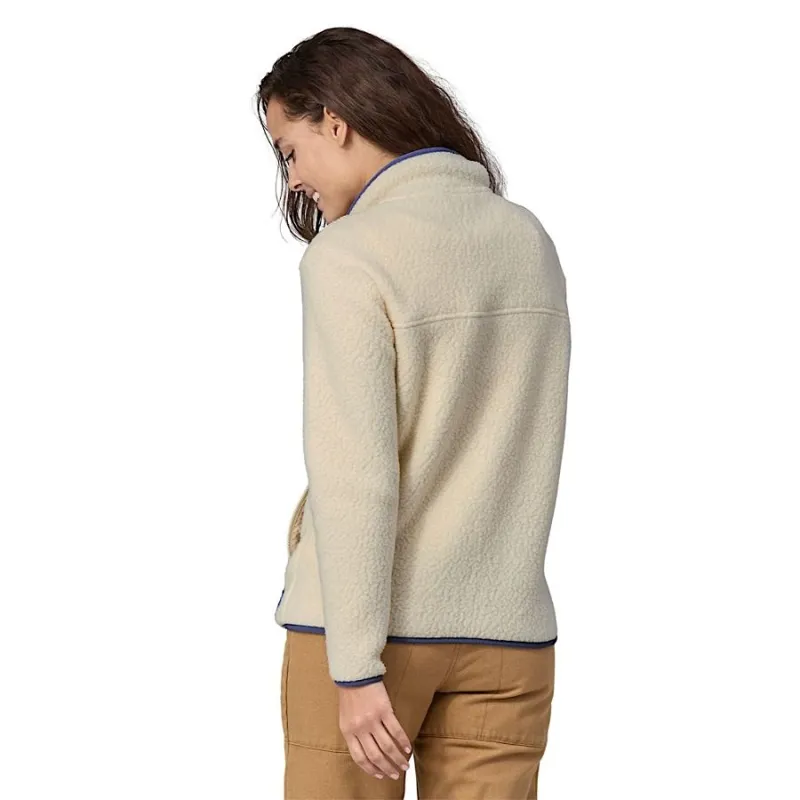 Patagonia Retro Pile Women's Fleece Jacket in Natural-2