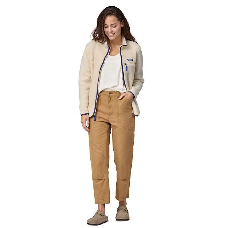 Patagonia Retro Pile Women's Fleece Jacket in Natural-3
