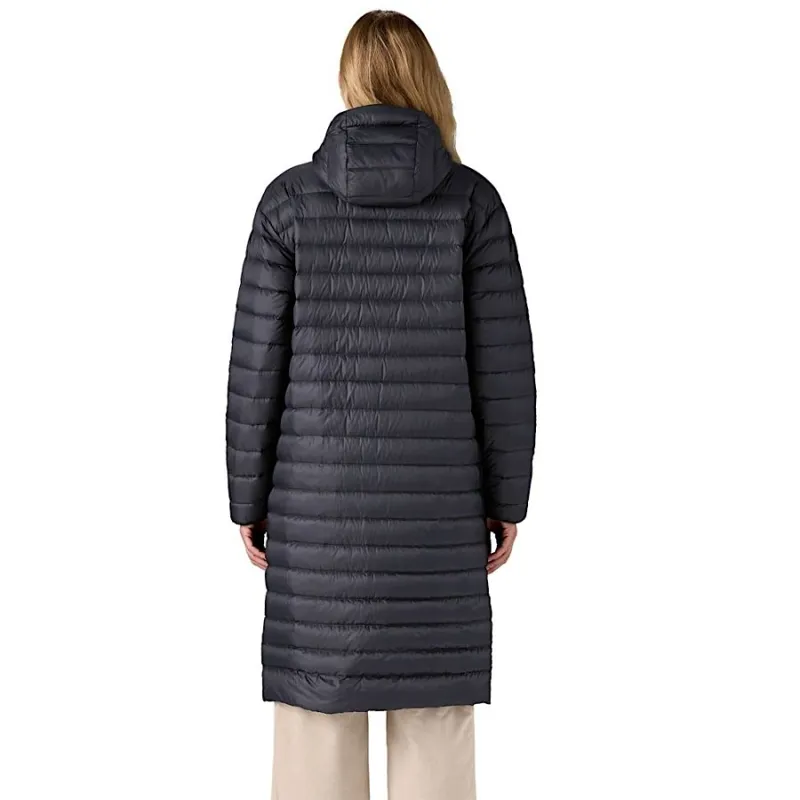Patagonia Women's Recycled Down Sweater Parka in Black-3