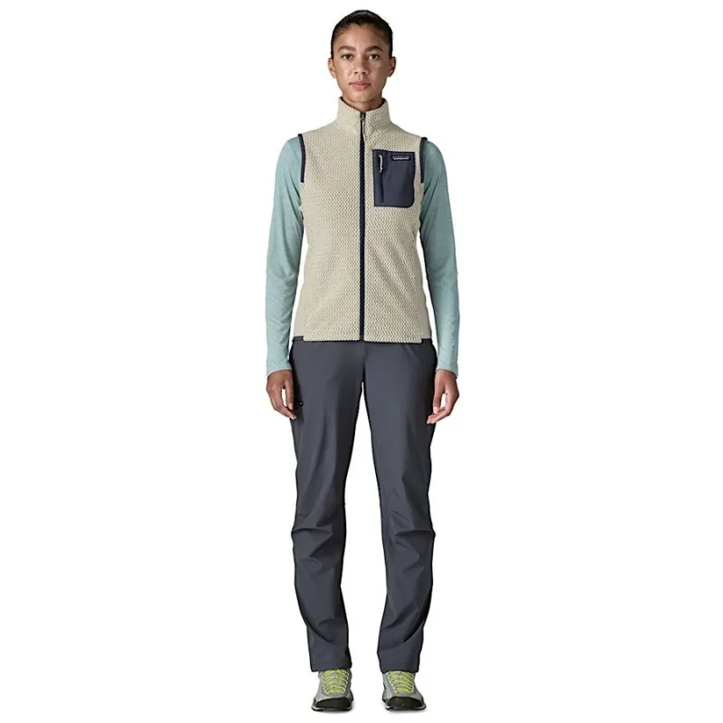 Patagonia R1 Air Women's Fleece Vest in Wool White-4
