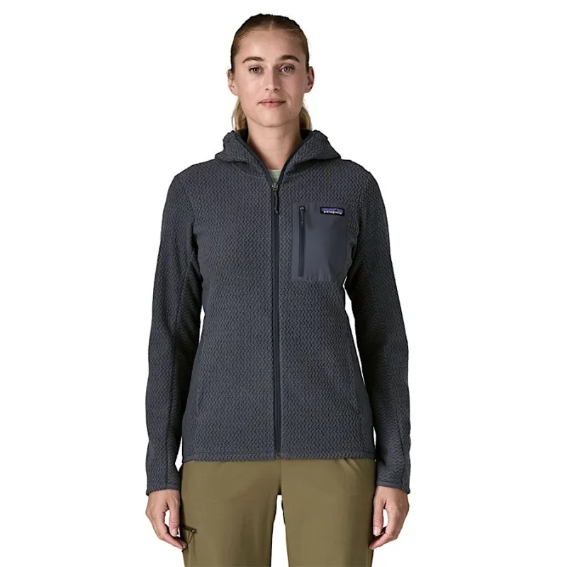 Patagonia R1 Air Women's Full-Zip Fleece Hoody in Smolder Blue-1