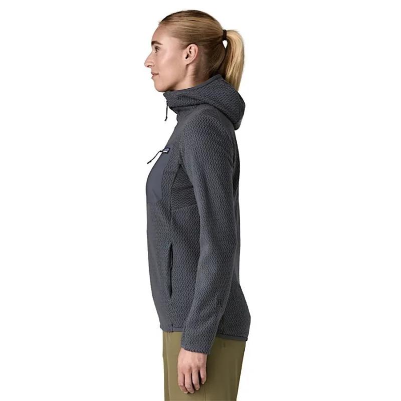 Patagonia R1 Air Women's Full-Zip Fleece Hoody in Smolder Blue-2