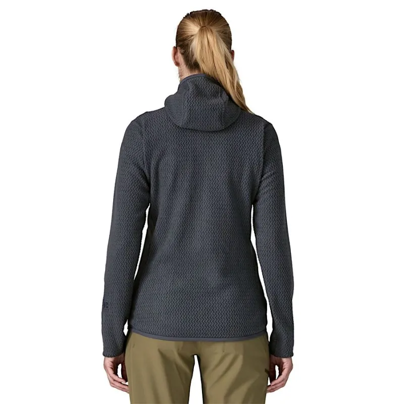 Patagonia R1 Air Women's Full-Zip Fleece Hoody in Smolder Blue-3