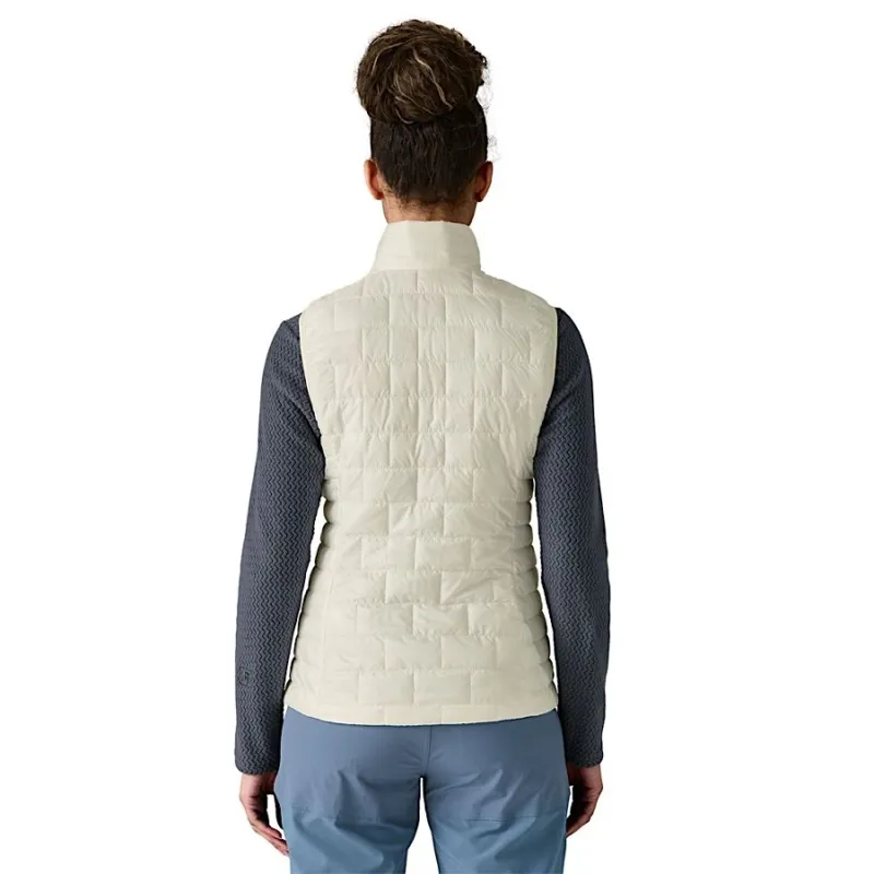 Patagonia Women's Nano Puff Vest in Birch White-2