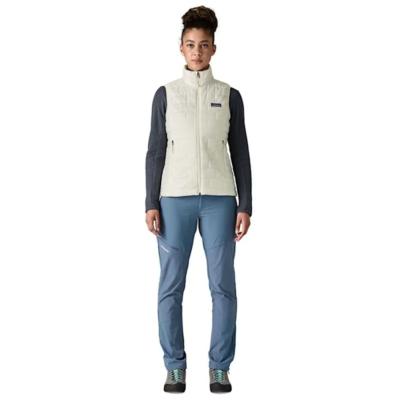 Patagonia Women's Nano Puff Vest in Birch White-3