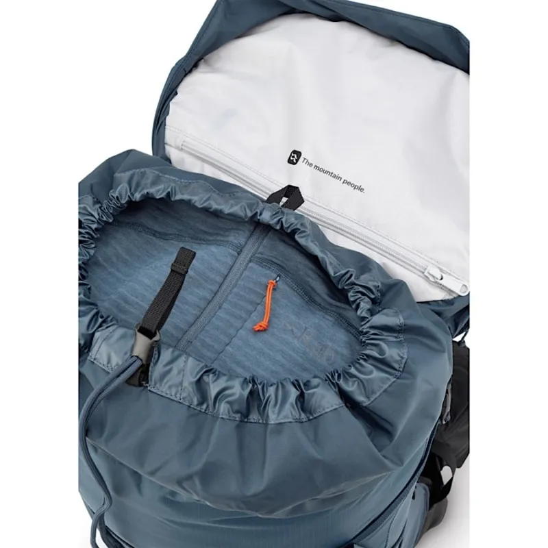 Rab Airox 36L Hiking Pack in Tempest Blue-8