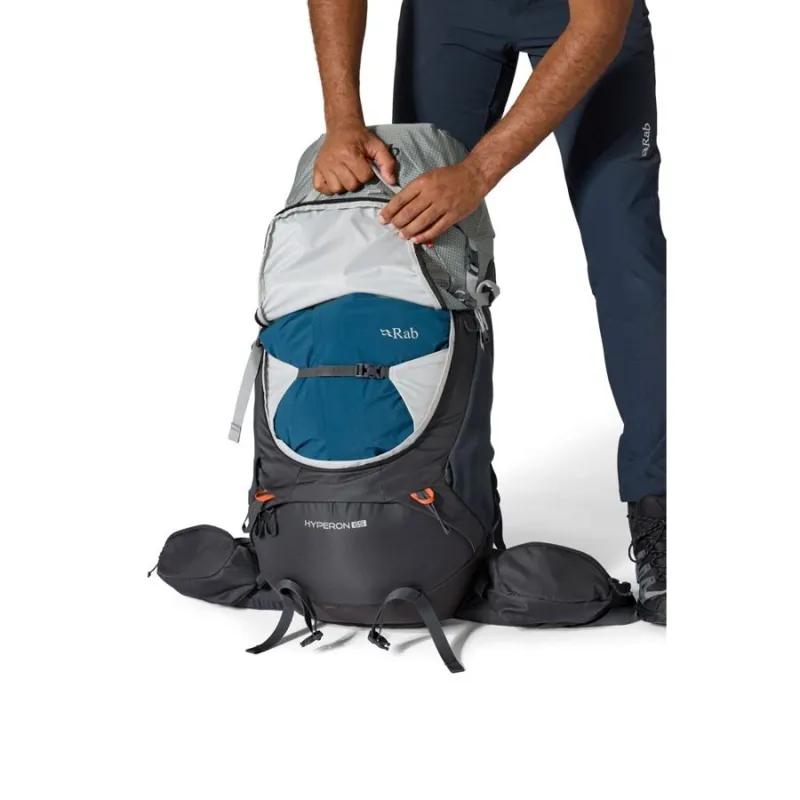 Rab Hyperon 65L Trekking Pack in Dark Pewter-Anthracite-9