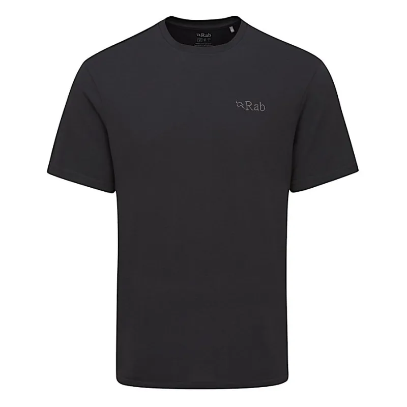 Rab Crimp Logo Men's Tee in Beluga