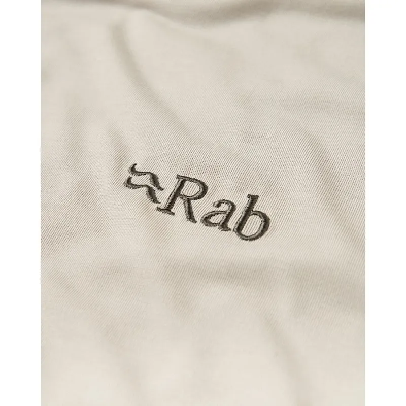 Rab Crimp Logo Men's Tee in Pebble-2