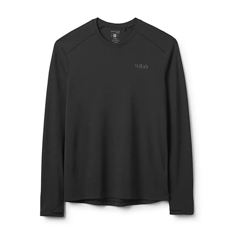 Rab Force Men's LS Tee in Black