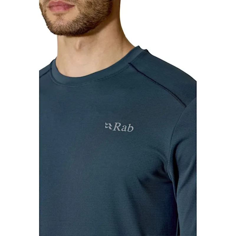 Rab Force Men's LS Tee in Black-5