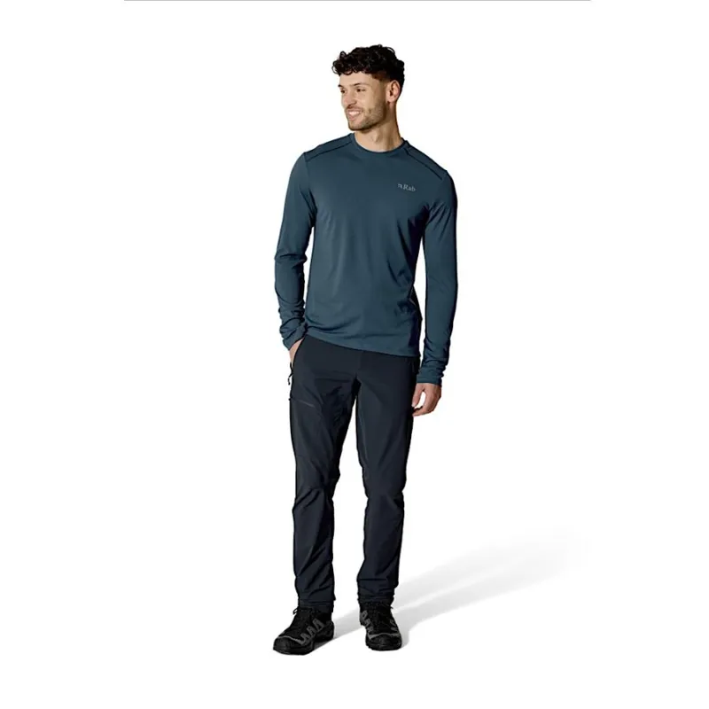 Rab Force Men's LS Tee in Black-3