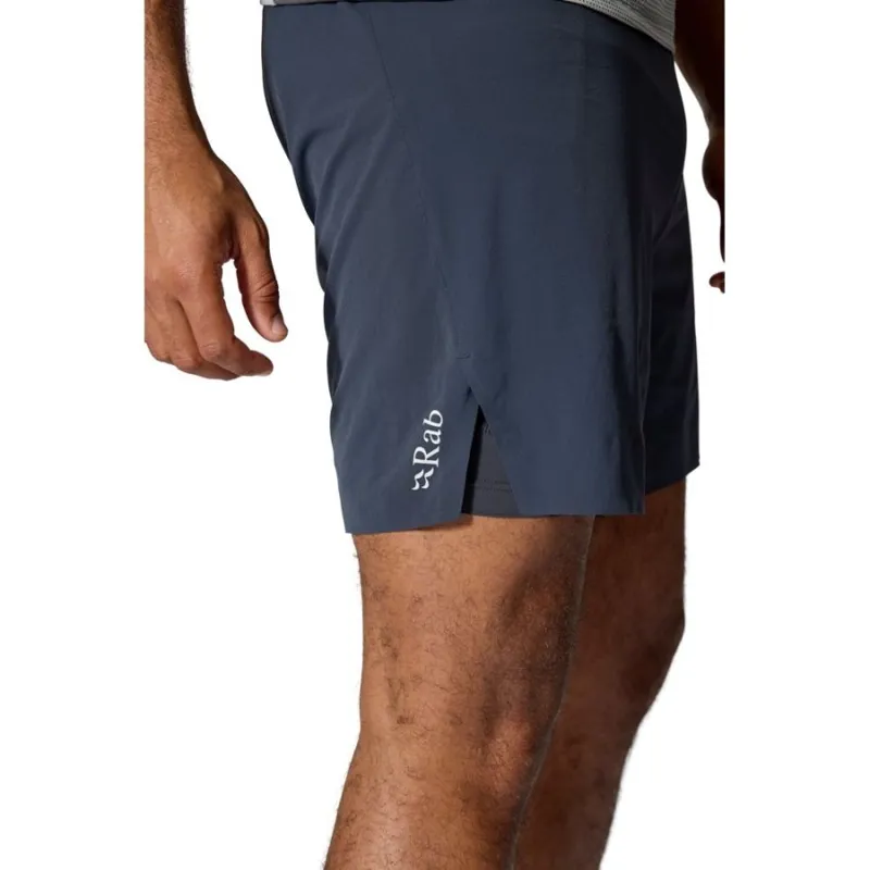Rab Talus 2-in-1 Men's Running Shorts in Ebony-5