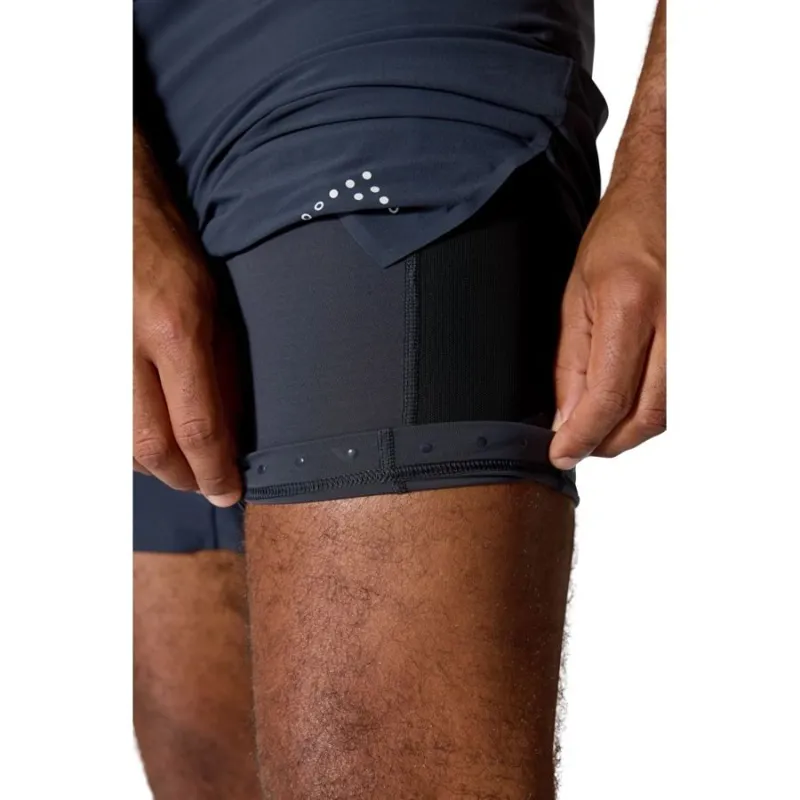 Rab Talus 2-in-1 Men's Running Shorts in Ebony-11