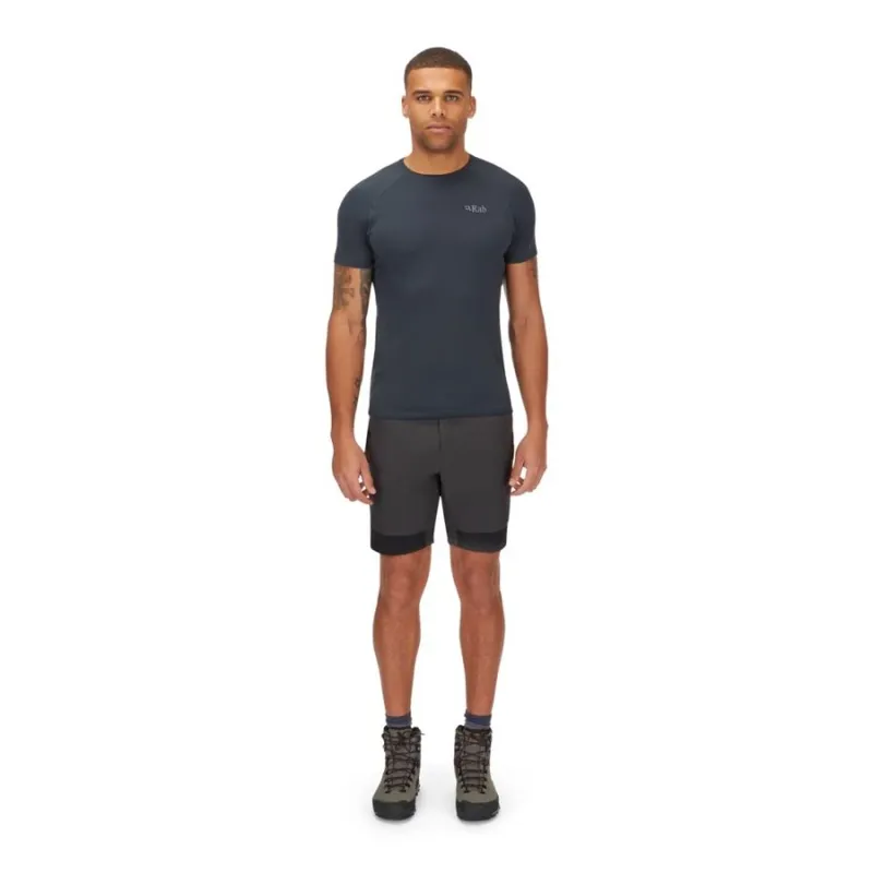 Rab Torque Mountain Shorts Men's 8in in Graphene-Anthracite-5