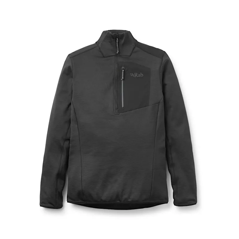 Rab Ascendor Men's Pull-On Fleece in Black