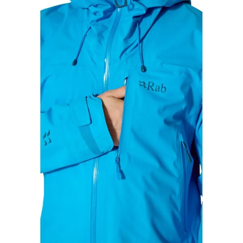 Rab Firewall Men's Mountain Waterproof Jacket in Dark Horizon-6