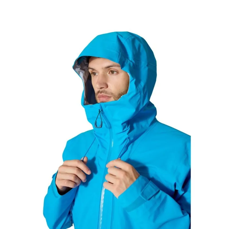 Rab Firewall Men's Mountain Waterproof Jacket in Tempest Blue-11