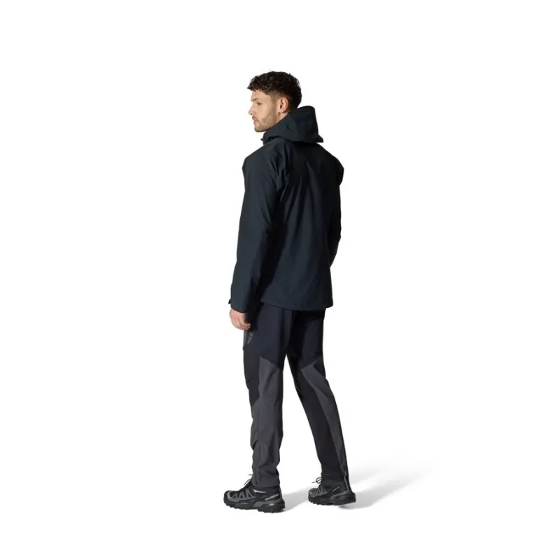 Rab Firewall Men's Waterproof Jacket in Dark Melba-Tempest Blue-4