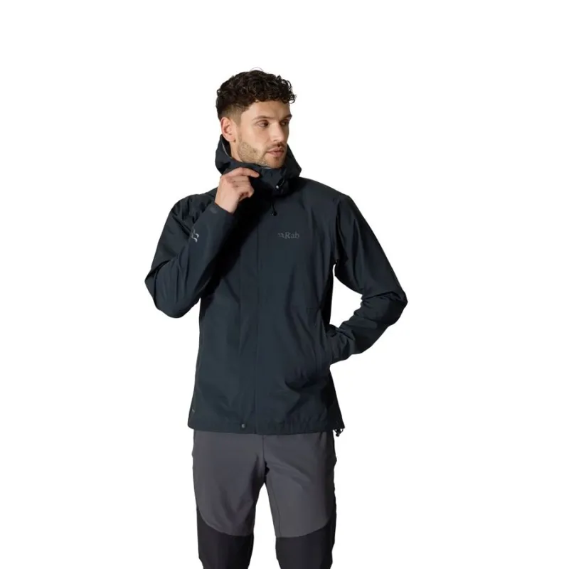 Rab Firewall Men's Waterproof Jacket in Dark Pebble-3