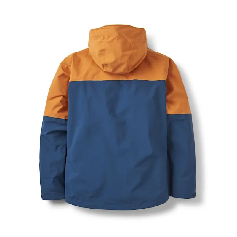 Rab Firewall Men's Waterproof Jacket in Dark Melba-Tempest Blue-2