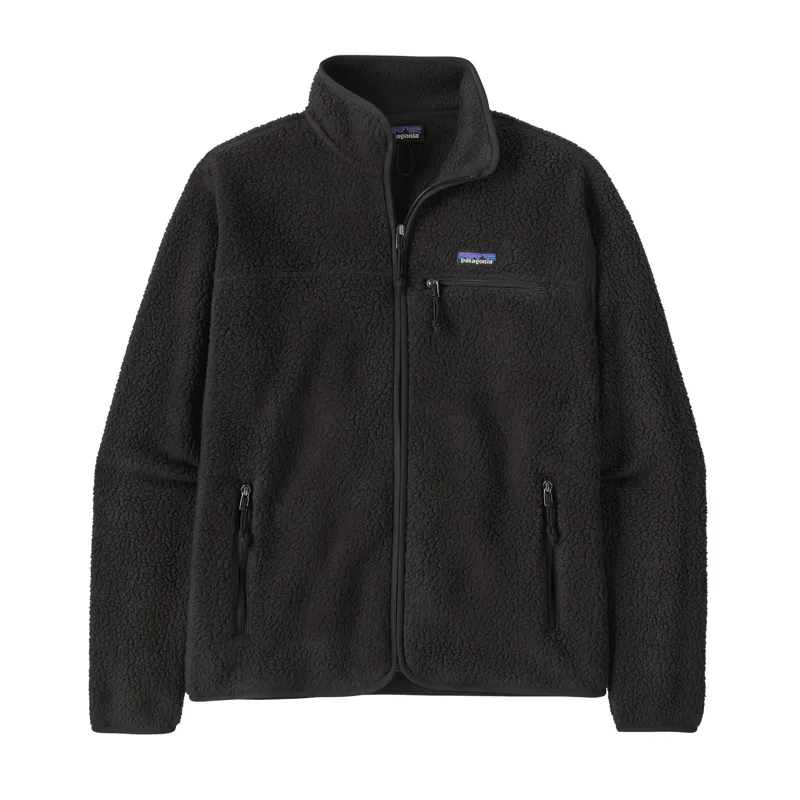 Patagonia Men's Retro Pile Fleece Jacket in Black