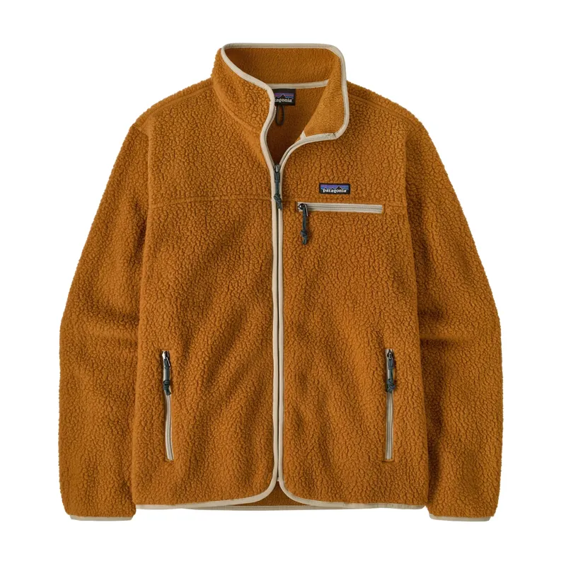 Patagonia Men's Retro Pile Fleece Jacket in Cinnamon Brown