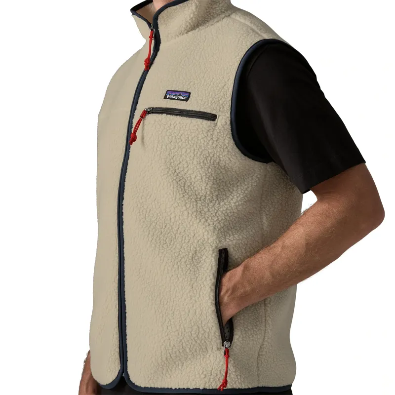 Patagonia Retro Pile Men's Fleece Vest in Pelican-4