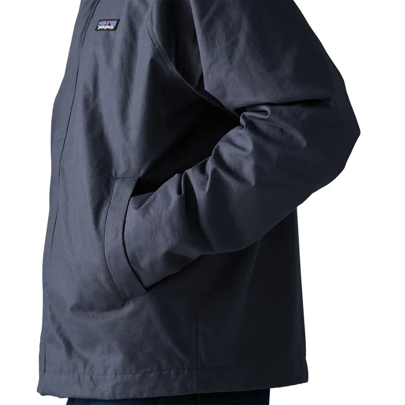Patagonia Men's Dry Wax Cotton Jacket in New Navy-4