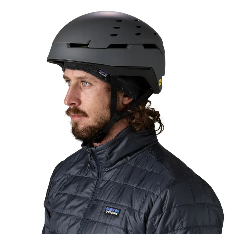 Patagonia Classic Fitz Roy Beanie Hat in Andes Blue-3