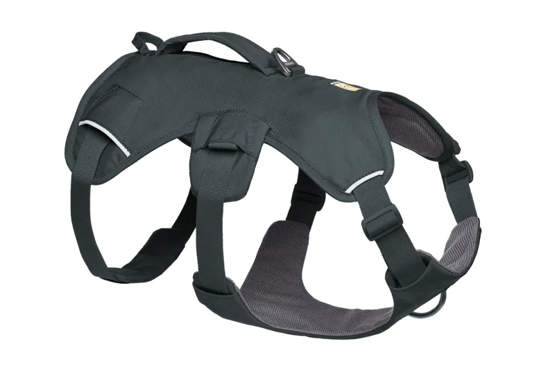 Ruffwear Web Master Dog Harness with Handle in Basalt Gray