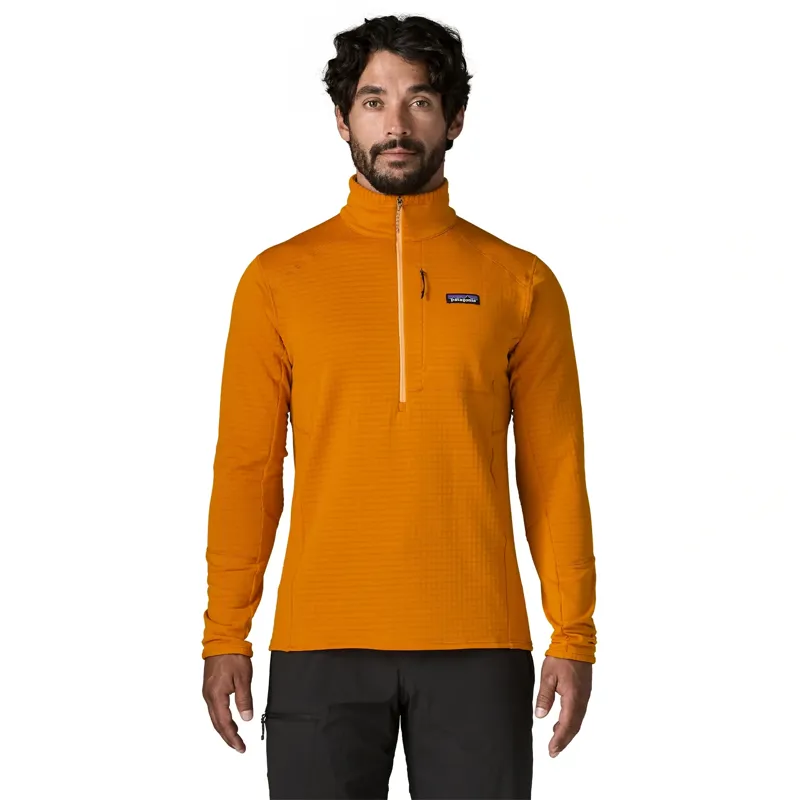 Patagonia R1 Men's Fleece Pullover in Autumn Orange-1