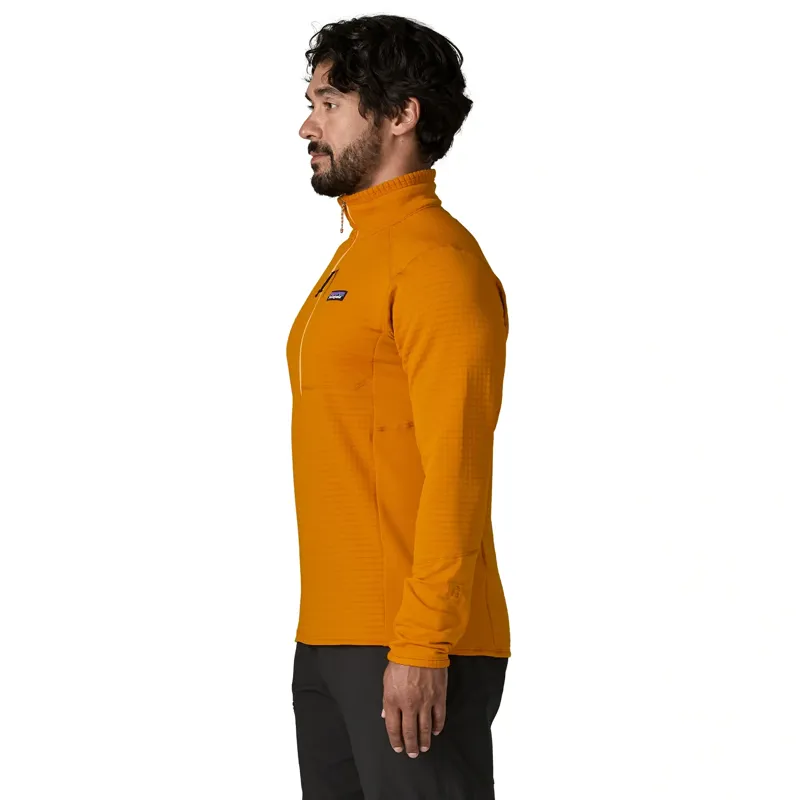 Patagonia R1 Men's Fleece Pullover in Autumn Orange-3